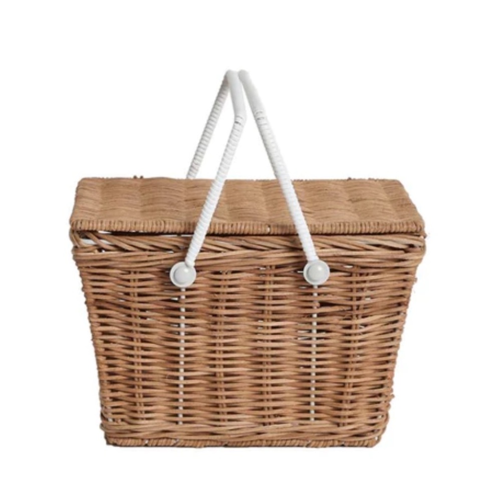 Ollie Ella Piki Rattan Basket in Natural